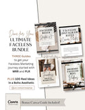 Faceless Digital Marketing ULTIMATE BUNDLE w/Master Resell Rights (mrr) & Private Label Rights (plr) - DFY eBook/guide/Faceless Bundle